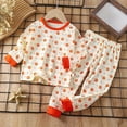 thumbnail image 2 of TOWED22 Toddler Baby Girl Boy Winter Clothes 2 Piece Cartoons Graphics Long Sleeve Sweatshirt Tops Elastic Waist Pants Set Fall Outfit Clothing(Orange,9-10 Y), 2 of 5