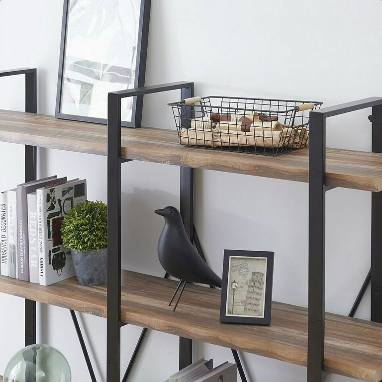 Milanhome Khat Double Etagere Bookcase