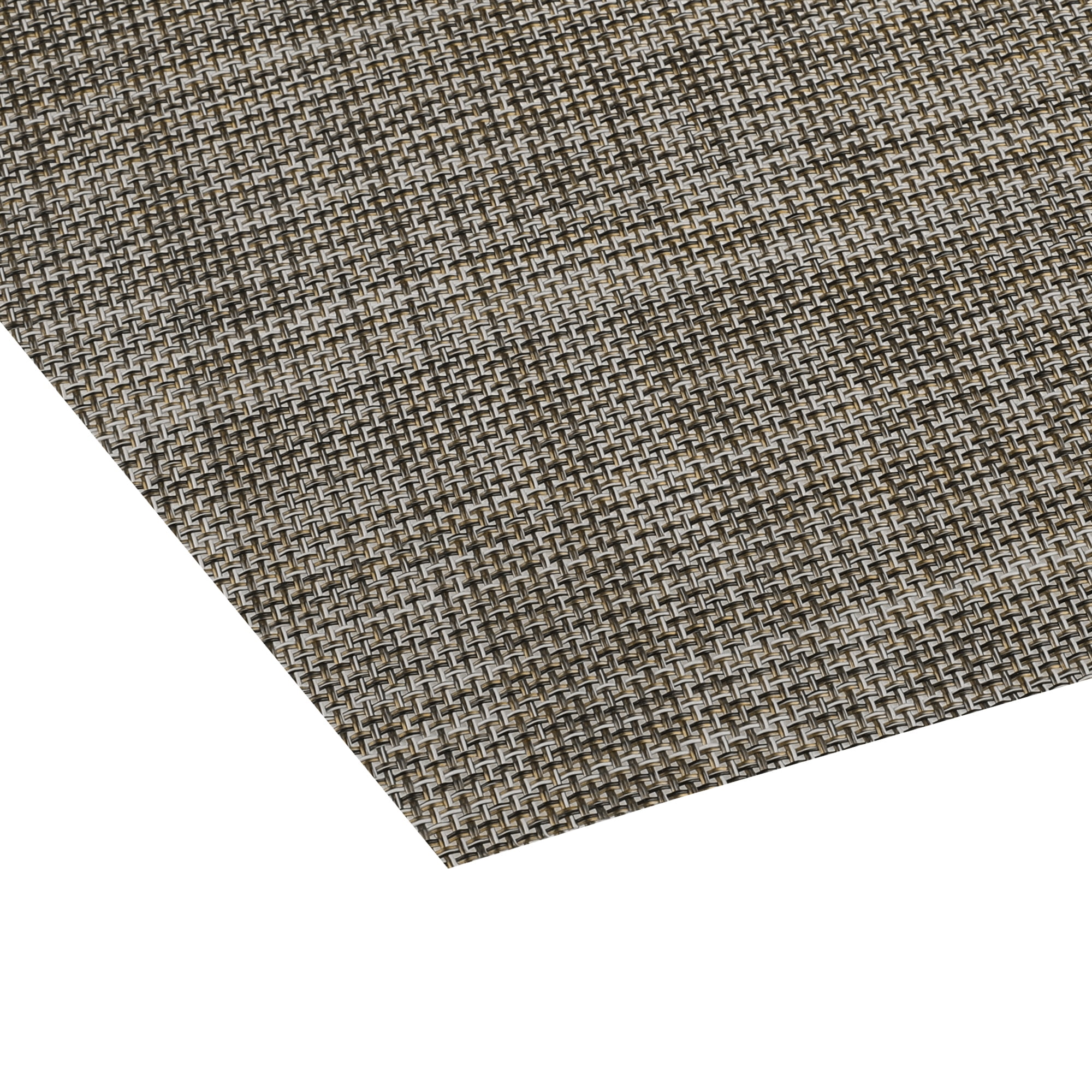 Unique Bargains 6 Pcs Placemats Heat Resistant Table Mats Wipe Clean Dark Brown 18x12 Inch