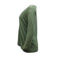thumbnail image 2 of Pre-Owned Dries Van Noten Long Sleeve Top in Green Cotton, 2 of 2