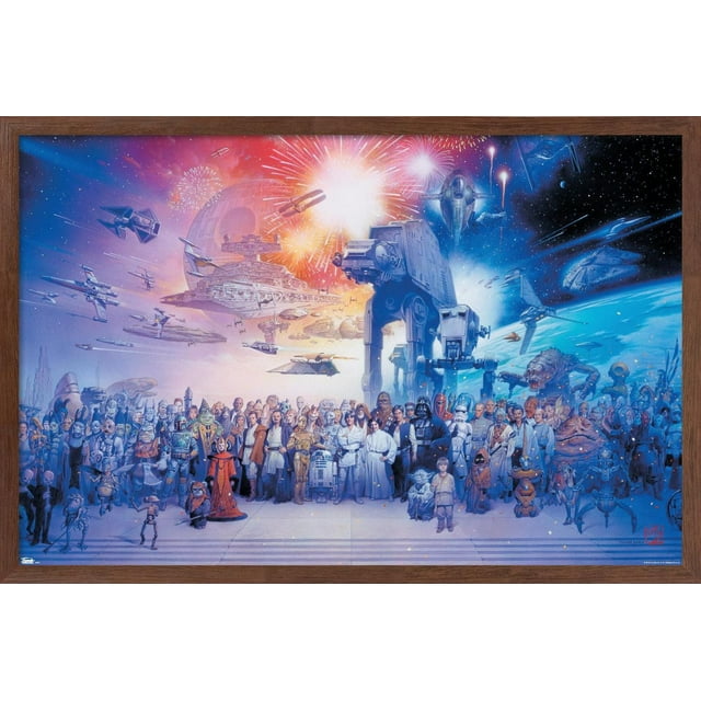 Star Wars: Saga - Galaxy Wall Poster, 22.375" x 34"