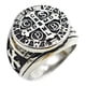 thumbnail image 1 of Anillo vintage de moda para hombre, decorativo, cómodo, resistente a la decoloración, anillo para hombre, número 8, 1 of 13