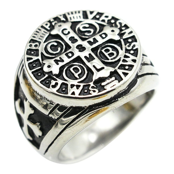 Anillo vintage de moda para hombre, decorativo, cómodo, resistente a la decoloración, anillo para hombre, número 8