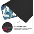 thumbnail image 4 of Japanese Blue and White Wave Large Gaming Mouse Pad,Long Non-Slip Rubber Base for Desk,Stitched Edges Playmat Gifts for Men Women,Mouse Mat Desk Pad for Office Home 31.5×11.8 Inch, 4 of 6