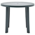 thumbnail image 6 of vidaXL Patio Table Green 35" Plastic, 6 of 6