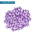 thumbnail image 3 of Uxcell 200Pcs Flat Back Acrylic Teardrop Gems 0.24" x 0.39" Artificial Rhinestones for DIY Crafts Bead Mid Purple, 3 of 4