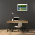 thumbnail image 3 of Foschino, Suzanne 24x17 White Modern Wood Framed Museum Art Print Titled - Country Pond Row Boat, 3 of 4