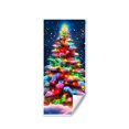 thumbnail image 1 of Christmas Tree Decorations,Christmas Tree Lights Glass Sticker for Living Room Bedroom Holiday Background Wall Decal, 1 of 6