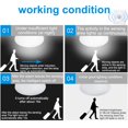 thumbnail image 3 of Body Motion Sensor PIR Infrared Motion Sensor Light Switch Automatic Vacancy Activated Wall Switch  White  2Pcs, 3 of 8