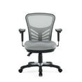 thumbnail image 6 of Modway Articulate Modern Mesh and Fabric Office Chair in Gray Finish, 6 of 13