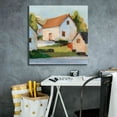 thumbnail image 5 of Epic Graffiti 'European Farmhouses I' by Ethan Harper, Giclee Canvas Wall Art, 26"x26", 5 of 8
