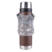 Sarapandan Outdoor Tactics Vest Mini Waistcoat Adjustable Holder for Cans Bottles ACU Color