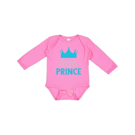 

Inktastic Prince Little Prince King Crown Baby Boy Gift Baby Boy Long Sleeve Bodysuit