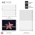 thumbnail image 4 of 2026 Happy New Year America! – American Xmas Fold Over Greeting Cards & Envelopes (Blank Inside) – USA Patriotic Holiday Cards for Christmas and New Year’s Gift & Presents | 4.25 x 5.5” | 10 Per Pack, 4 of 6