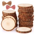 thumbnail image 1 of Craft Wood Slices Fruyit, 25 piezas, kit de bricolaje preperforado de 8 a 9 cm, 1 of 7