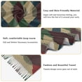 thumbnail image 5 of FORMRS Womens Scarf Winter Soft Long Big Warm Shawls Wrap Tassel Scarves, Green Tartan Pattern, 5 of 9