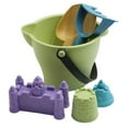 thumbnail image 2 of Set de juguetes de playa para niños Palas y cubos Juguetes de plástico para jugar al aire libre en la arena para niños a partir de 3 años, 2 of 7