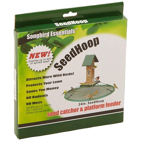 Seia30024 Seed Hoop Seed Catcher Platform Feeder Seed Hoop Seed