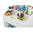 thumbnail image 6 of Honey Can Do Rolling Storage Cart with Fabric Drawer, White, 6 of 8