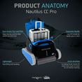 thumbnail image 6 of Dolphin Nautilus CC Pro Robotic Pool Automatic Pool Cleaners with WiFi Control, Pools Up To 50 FT, 6 of 10