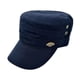 thumbnail image 1 of Jumpingount Gorras con parte plana de protección solar para verano y otoño, sombreros militares Vintage para mujer, gorras con parte plana Sombreros azul oscuro, 1 of 6
