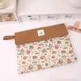 thumbnail image 4 of WHEANG Home Decor Kapibala File Bag Cute Large Capacity Portable Data Bag Student Portable Homework Storage Bag Bill Storage One Size Multi-Color, 4 of 8