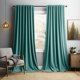 thumbnail image 1 of Apmemiss Clearance Velvet Curtains 63 Inches Long, Luxury Grommet Blackout Curtains 2 Panels, Thermal Insulated Privacy Room Darkening Window Drapes for Bedroom Living Room Home Theatre (52Wx63L), 1 of 6