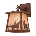 thumbnail image 2 of Meyda Tiffany 26995 7" Wide 1 Light Wall Sconce - Rust, 2 of 5
