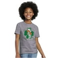 thumbnail image 3 of Smurfette St Paddys Good Luck Charm Girls Kids T Shirt Tees Teen Brisco Brands XS, 3 of 5