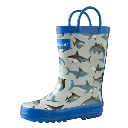 

Oaki Kids Waterproof Rain Boots with Easy-On Handles