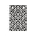 thumbnail image 1 of Abstract Hanging Pocket Organizer, Circular Intricate Shapes Abstract Optical Illusion Illustration, Printed Polyester Storage Bag with Pockets, 14" x 20", Charcoal Grey Eggshell, 1 of 2