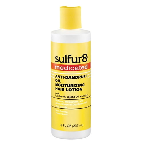 Sulfur 8 Medicated Anti Dandruff Oil Moisturizing Hair Lotion 8 Oz Walmart Com Walmart Com