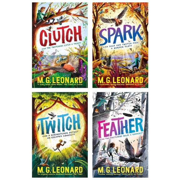 The Twitchers Series by M. G. Leonard: 4 Books Collection Set - Ages 8-13 - Paperback