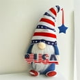 thumbnail image 6 of Wzzjkit 4th of July Patriotic Gnomes Decorations - Hand-made Gnomes Memorial Day Gift Faceless Doll - Red White Blue Gnomes Decorations for Home Office Indoor Decor Party Supplies, 6 of 6