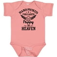 thumbnail image 3 of Inktastic Handpicked for Earth by My Pappy in Heaven with Angel Wings Boys or Girls Baby Bodysuit, 3 of 5