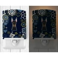 thumbnail image 2 of Caroline's Treasures BB5096CNL Blue Flowers Doberman Pinscher Ceramic Night Light, 6x4x3", multicolor, 2 of 2