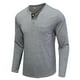thumbnail image 5 of Blusas y camisas de manga larga con cuello redondo para hombre, blusa básica lisa de color puro y musculosa de manga larga, blusas y camisas de manga larga con cuello redondo para hombre., 5 of 5