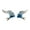 Blue, variant on Set of 2pcs Lightweight Resin Devil Hair Clip Easy To Clean Firm Hold Hairpin For Themed Parties Cosplay