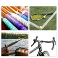 thumbnail image 7 of Unique Bargains 2 Pcs Tennis Racket Grip Tape Dry Overgrip Tape Gradient Blue, 7 of 7