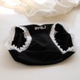 thumbnail image 4 of Qarigey Bragas de algodón Ropa interior transpirable Respetuoso con la piel Cómodo Calzoncillos lindos Bowknot Calzoncillos íntimos Ropa interior Amor negro/estampado SG, 4 of 6