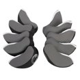 thumbnail image 1 of 10 Pieces Golf Club Neoprene Iron Head Cover Transparent Window Set, 1 of 5