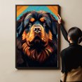 thumbnail image 4 of Tibetan Mastiff Dog Art Canvas, Pet Wall, Polygon Art Print on Canvas Canvas, large wall art, bathroom wall art, Ready to Hang,Living Room,Bedroom ＆ Office, 4 of 4