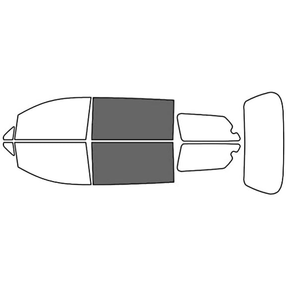 Rvinyl Car Window Pre Cut Tint Film Kit Back 35% Single Ply Fits Toyota Sienna 2011-2020