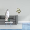 thumbnail image 2 of Escultura de pingüino,Escultura de pingüino para decoración nórdica del hogar,Escultura china,Minifigura china de latón para decoración de escritorio,Adorno de mesa en miniatura china de, 2 of 8