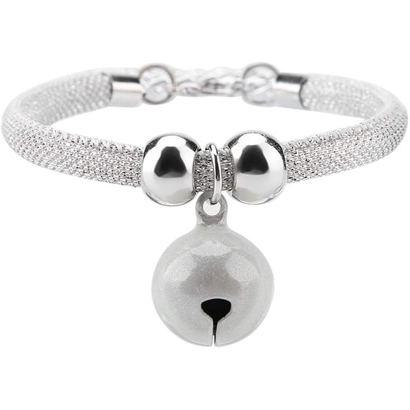 Collier pour Chat Style Pets, Collier pour Chat Ajustable avec Clochette, Colliers pour Animaux Faits à la Main pour Minou, Chaton, Chiot, 1 Taille Convient à A