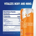 thumbnail image 3 of Red Bull Amber Edition Energy Drink, Strawberry Apricot, 114mg Caffeine, 12 fl. oz., Pack of 4 Cans, 3 of 17