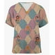 thumbnail image 4 of Camiseta de mujer con estampado de princesas de Disney de alta calidad, cuello en V, uniforme de enfermera fino de dibujos animados, manga corta, tono saludable, 4 of 4