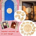 thumbnail image 1 of DIY Seasonal Welcome Sign With Interchangeable Front Door Porch Pendant, 1 of 4