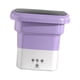 thumbnail image 1 of Lavadora Plegable Práctico Ahorro de Espacio Fácil de Llevar Cubo de Lavado Plegable Portátil Compacto para Lavandería Viaje Inicio Ropa Calcetín Púrpura Soledad Lavadora, 1 of 7