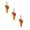 Beige 3Packs, variant on New York City Plaid Chicken Leg Keychain, Beige, 2 Pack